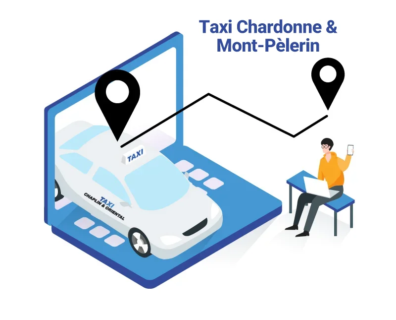 Illustration taxi Chardonne Mont-Pèlerin