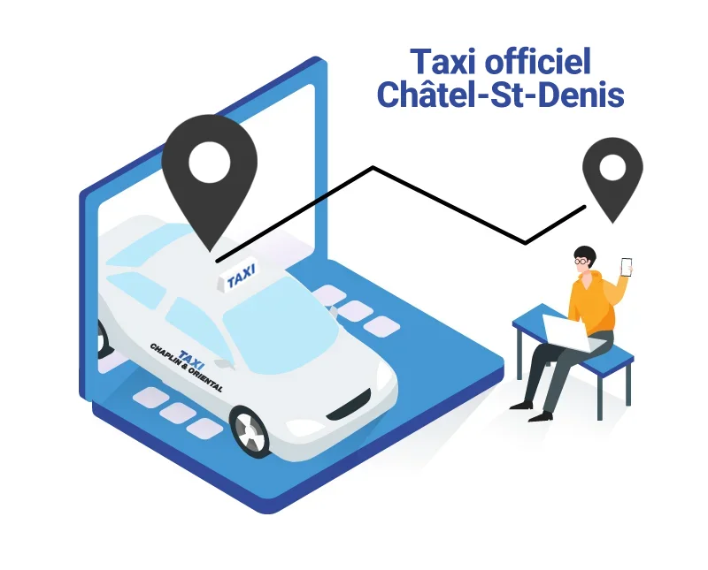 Illustration taxi Châtel-St-Denis