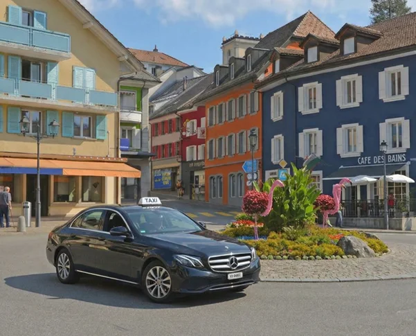 un taxi Chaplin & Oriental à Châtel-St-Denis