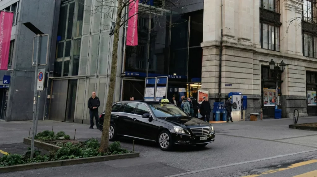 Un taxi depuis Montreux pour l'aéroport de Genève