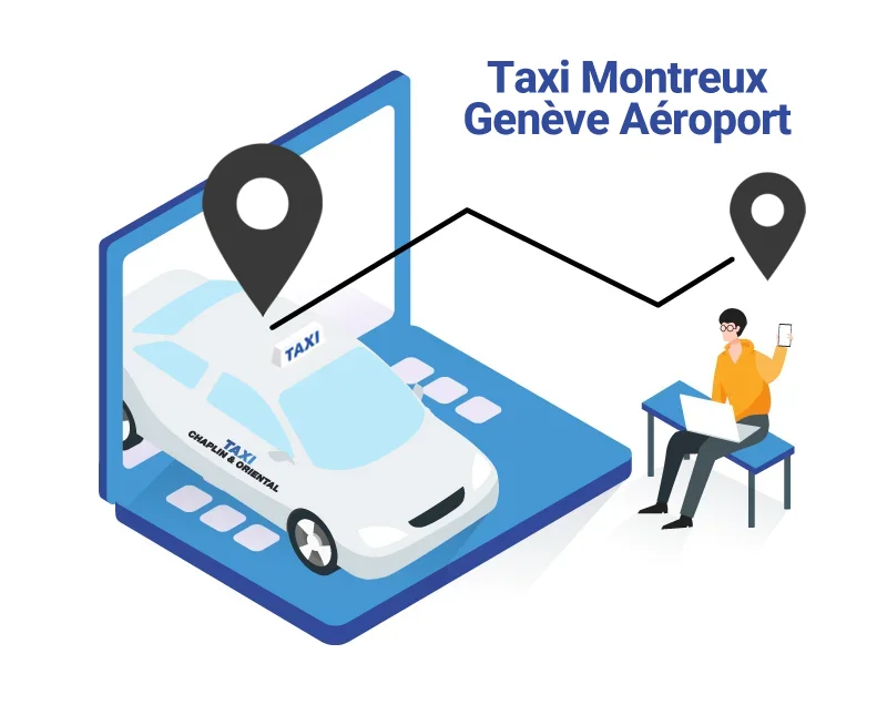 Illusration taxi Montreux - Genève Aéroport