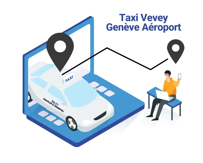 Illusration taxi Vevey - Genève Aéroport